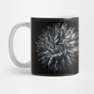 Backyard Flowers In Black And White 20 Mug